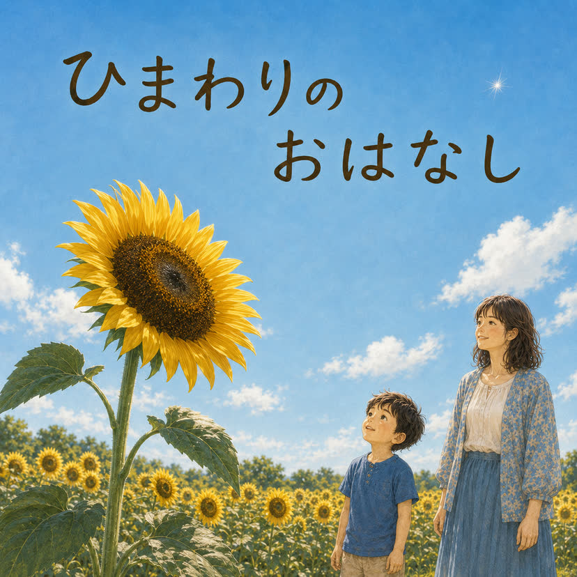 絵本「ひまわりのおはなし」の表紙